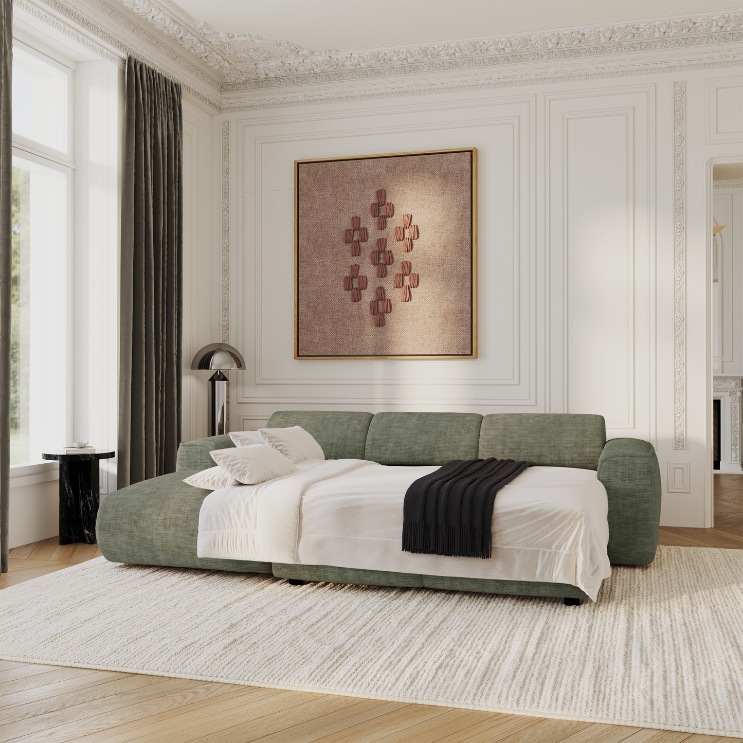 Canapé Convertible Angle Gauche Yuma