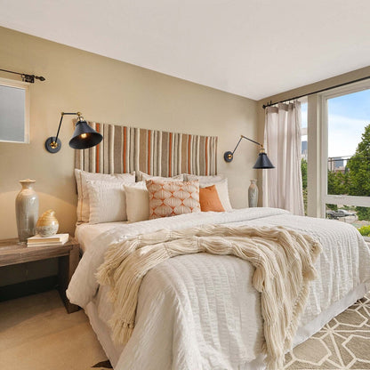 Malryn Set of 2 Modern Adjustable Swing Arm Lights Plug-in/Hardwired Wall Sconces