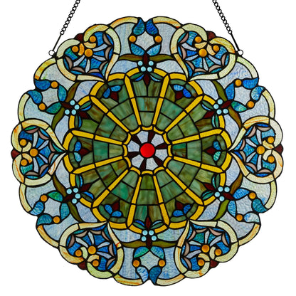22 H Victorian Stained Glass Window Panel by River of Goods