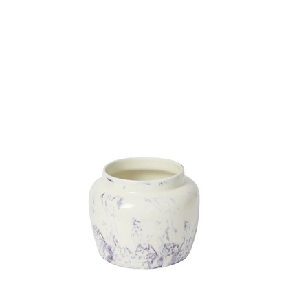 Cache-Pot Effet Marbre Petit Format