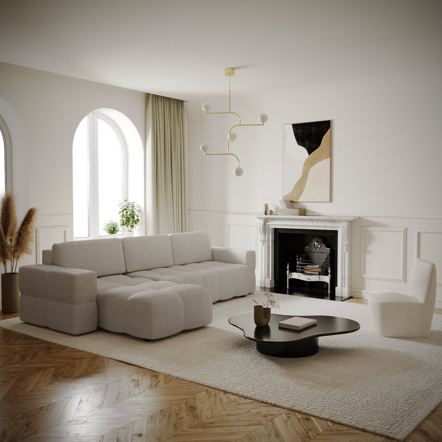 Canapé Convertible Angle Droit Gabriel