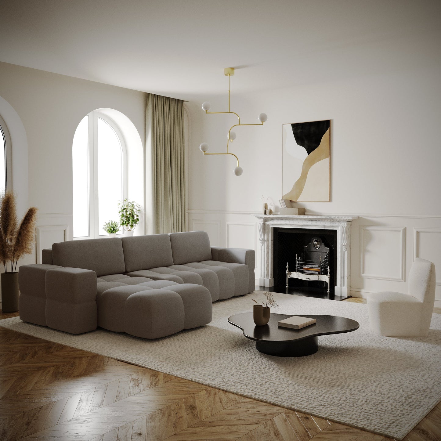 Canapé Convertible Angle Droit Gabriel