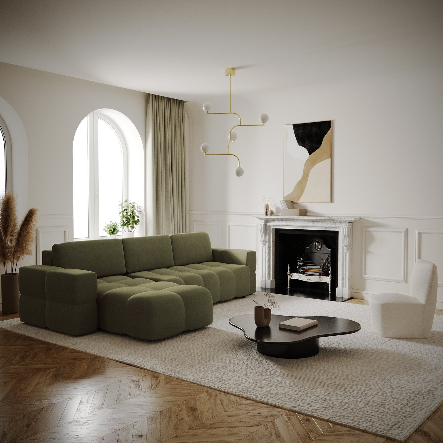 Canapé Convertible Angle Droit Gabriel