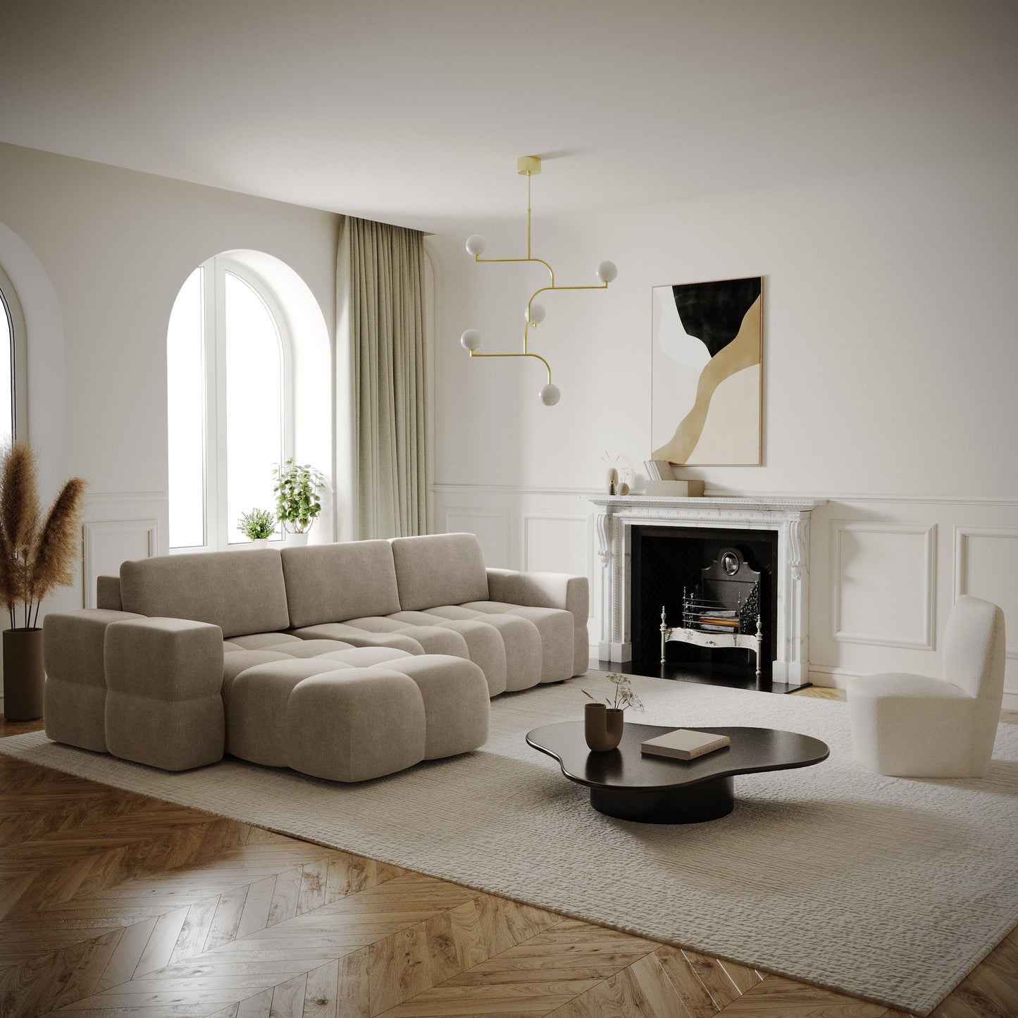 Canapé Convertible Angle Droit Gabriel