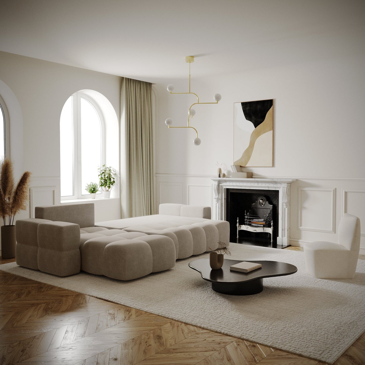 Canapé Convertible Angle Droit Gabriel