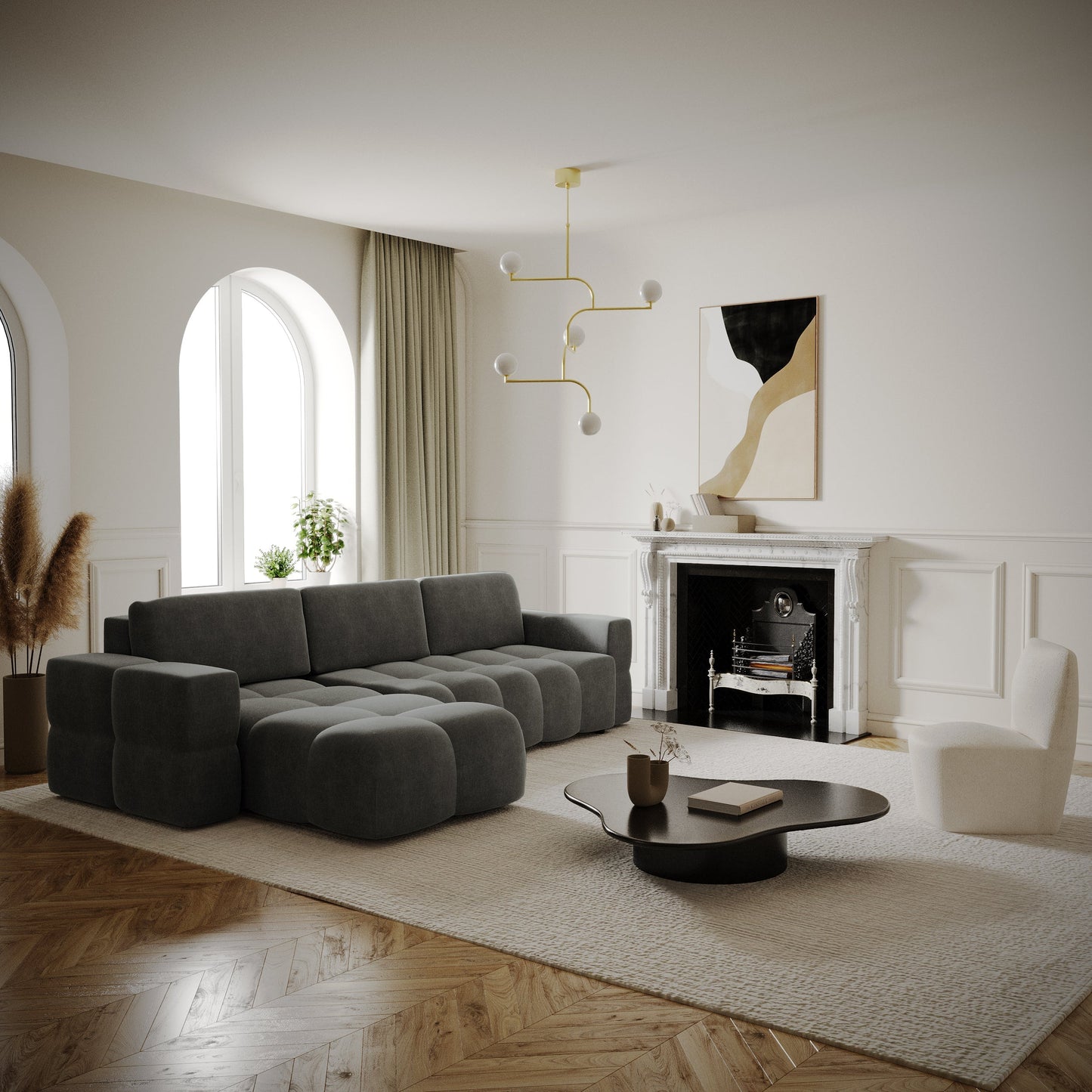 Canapé Convertible Angle Droit Gabriel