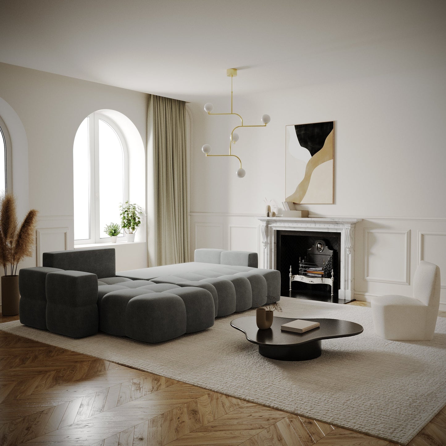 Canapé Convertible Angle Droit Gabriel