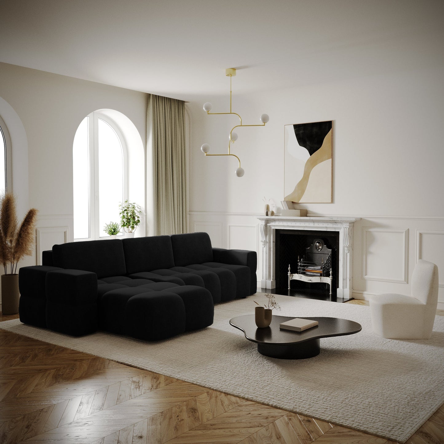 Canapé Convertible Angle Droit Gabriel