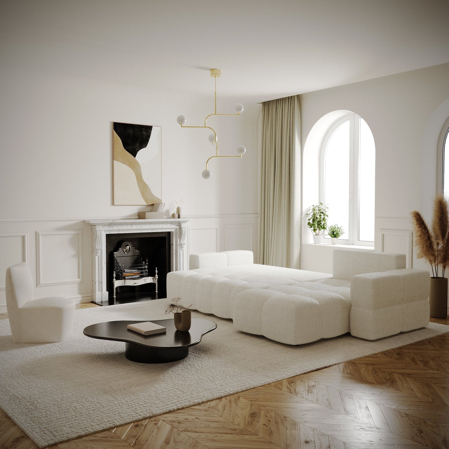 Canapé Convertible Angle Gauche Gabriel