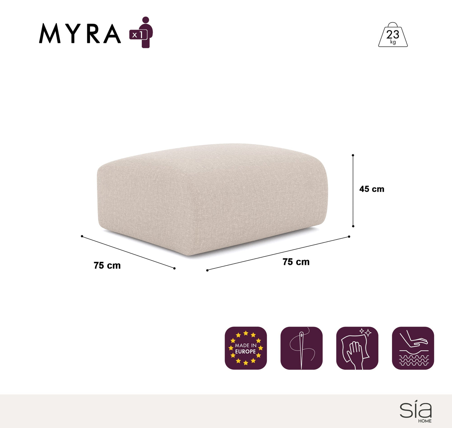 Pouf Myra