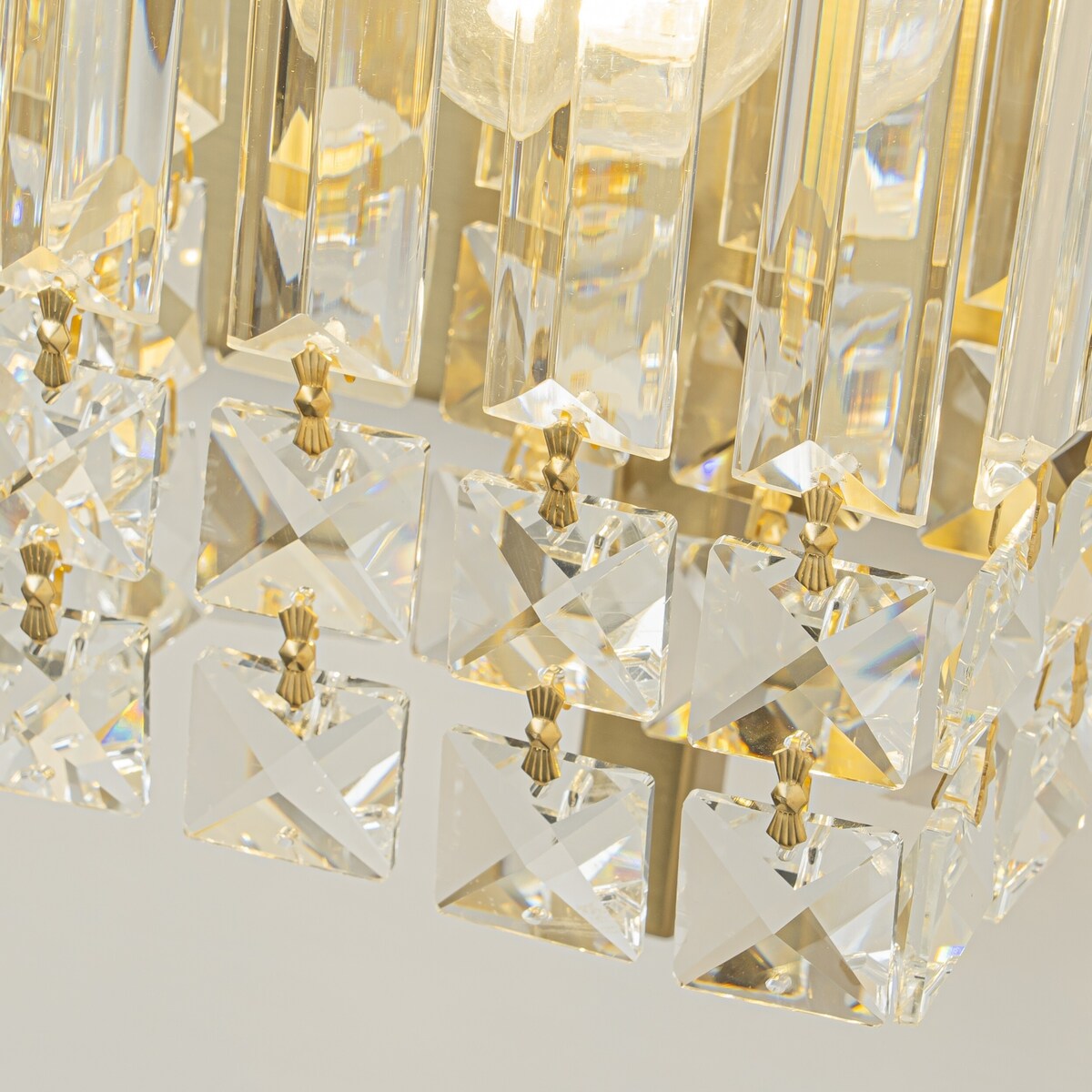 3-Light Modern Glam Bathroom Vanity Lights Crystal Wall Sconce Light for Mirror