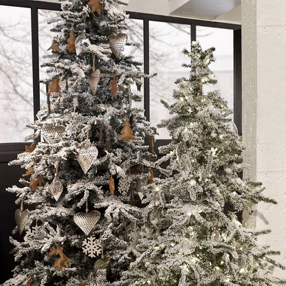 Suspension de Noël Étoile Métal