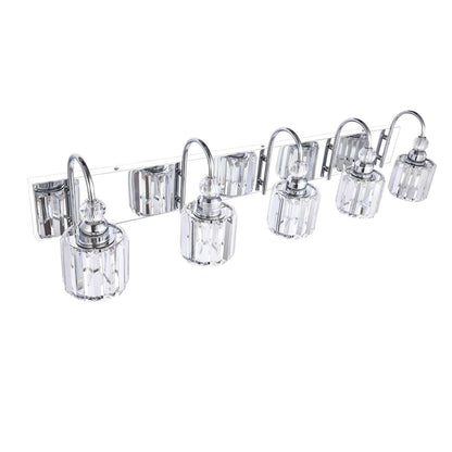 Chrome/ Black/ Gold Modern Over Mirror Crystal Bathroom Restroom Wall Lighting Fixtures Bath Lights Vanity Light