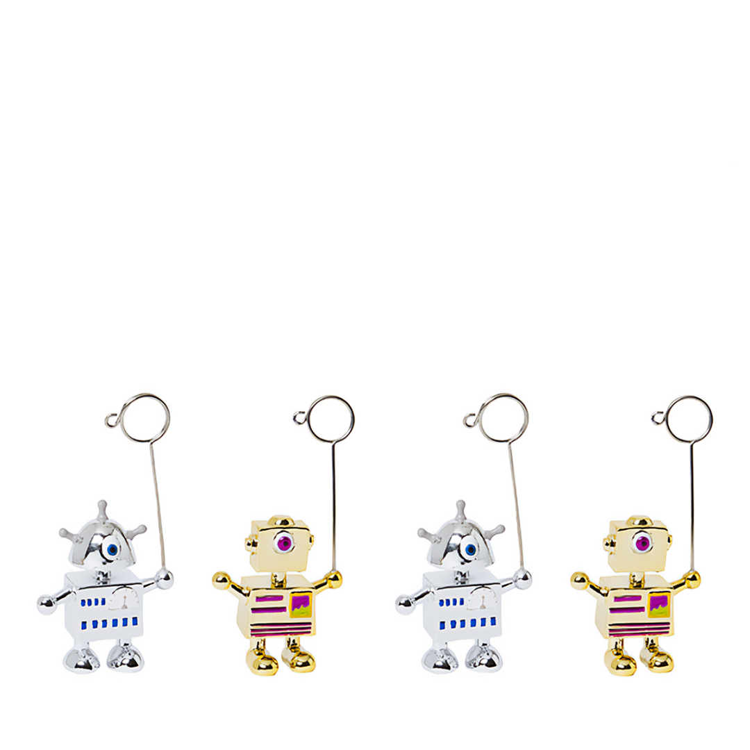 Porte-cartes de Noël Figurines Robots Pop
