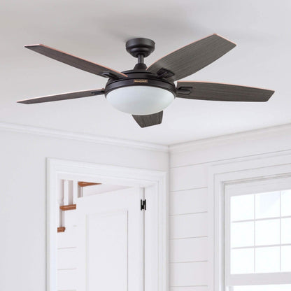 48 Honeywell Carmel Ceiling Fan with Integrated Light and Remote