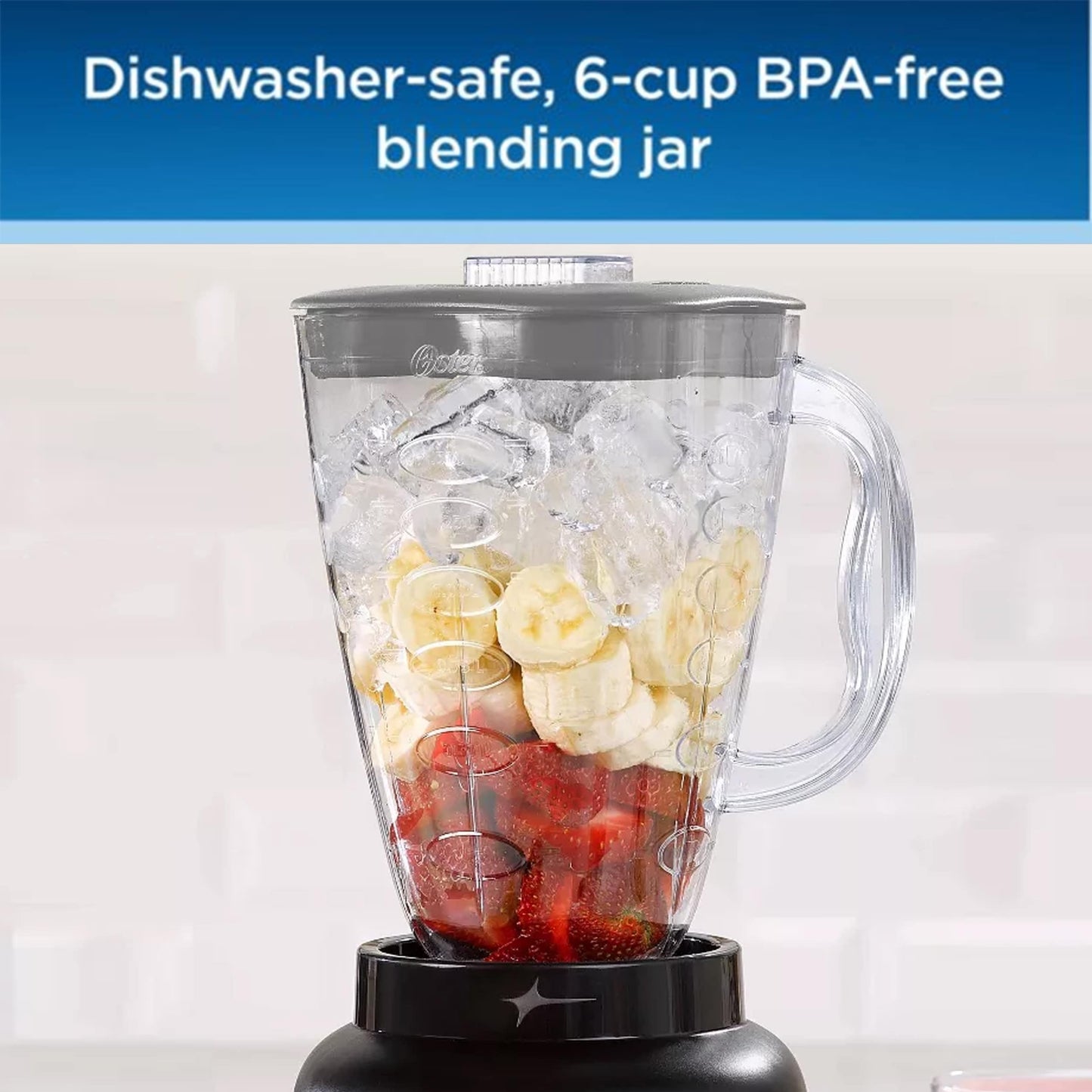 5 Speed 6 Cup 700 Watt Plastic Jar Blender - 6 Cup