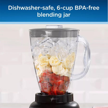 5 Speed 6 Cup 700 Watt Plastic Jar Blender - 6 Cup