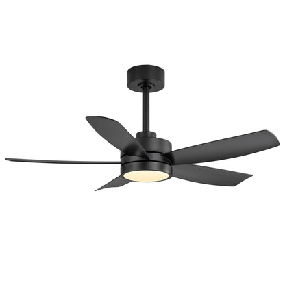 Breezary 65/52/42 5-Blade LED Ceiling Fan with Light Kit and Remote