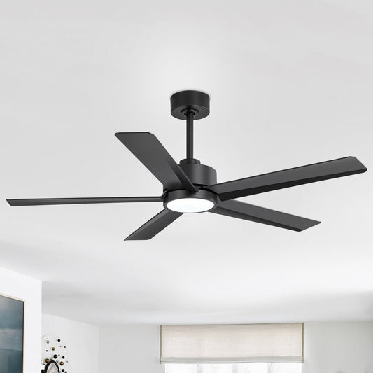 Breezary 65/52/42 5-Blade LED Ceiling Fan with Light Kit and Remote