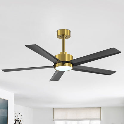 Breezary 65/52/42 5-Blade LED Ceiling Fan with Light Kit and Remote