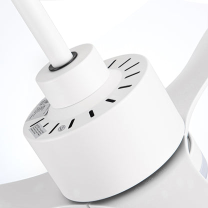 52 Inch LED Ceiling Fan with Lights Remote(3-Blade)