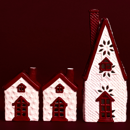 Figurine chalet de Noël