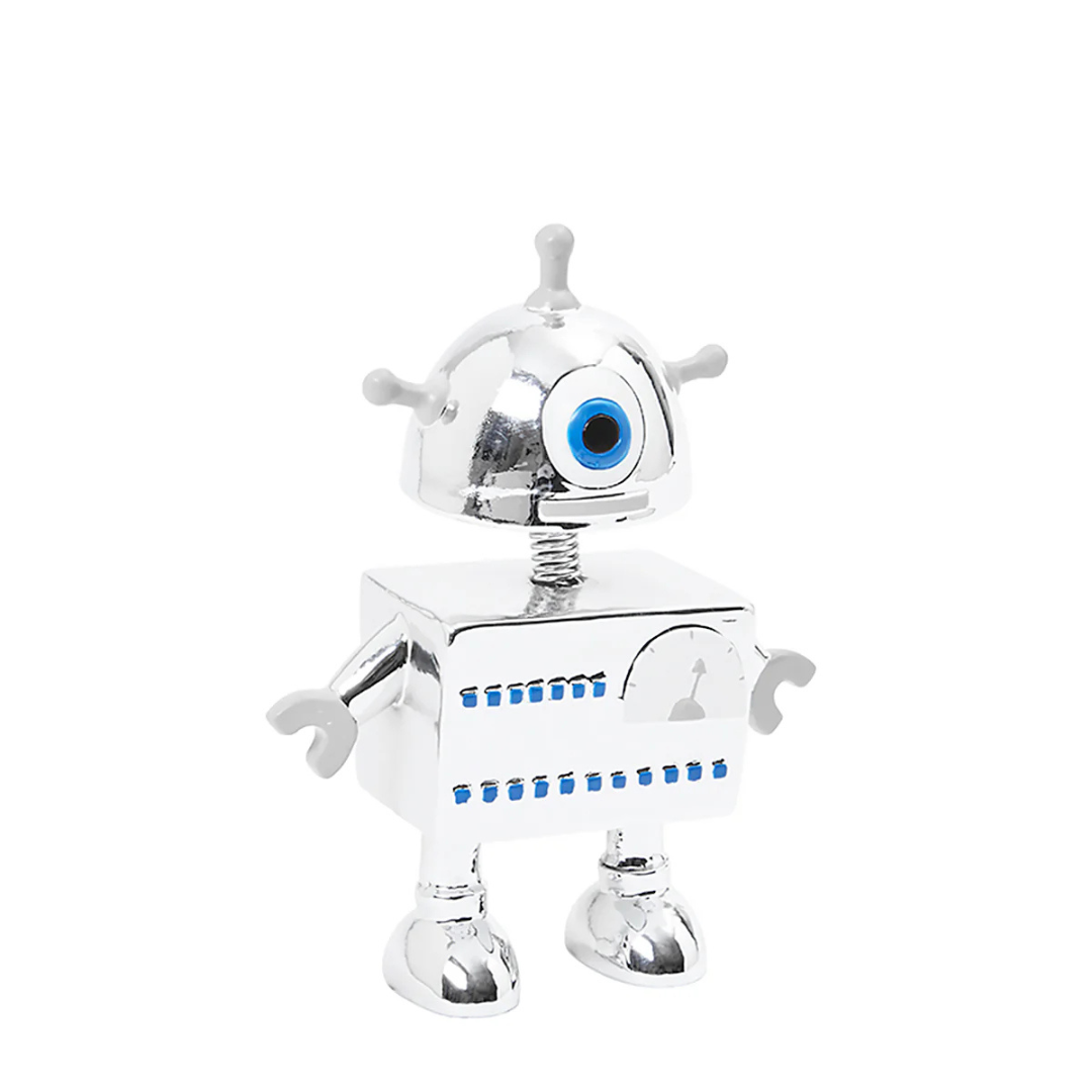 Poupasse en forme de robot de Noël Pop