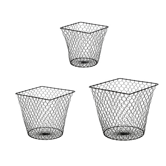 Paniers en fil métallique