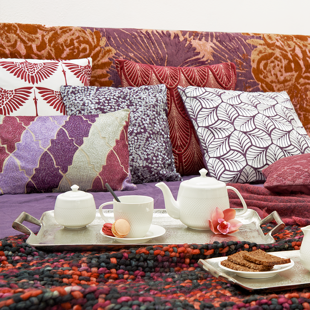 Housse de coussin Swan