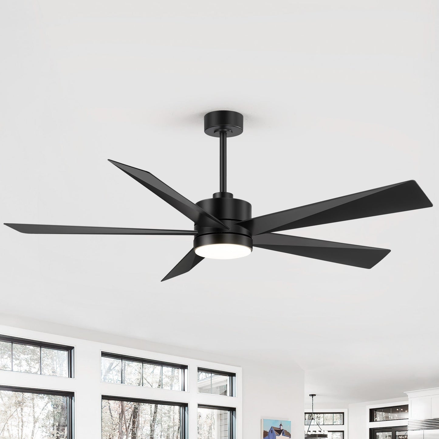 Breezary 65/52/42 5-Blade LED Ceiling Fan with Light Kit and Remote