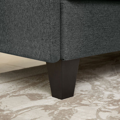 86.22 L Shaped Sectional Sofa with Side Storage Pockets