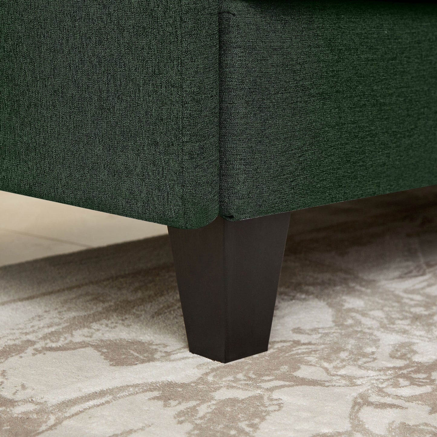 86.22 L Shaped Sectional Sofa with Side Storage Pockets