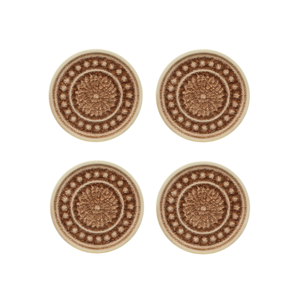 Porte-bougies soucoupes Doily