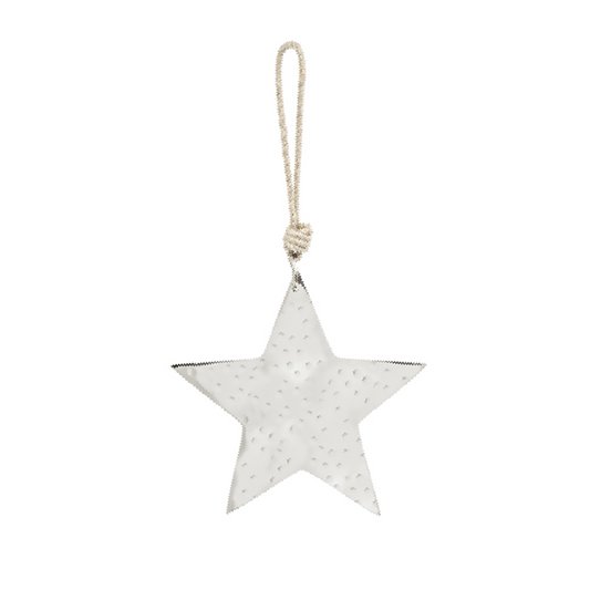 Suspension de Noël Étoile Métal