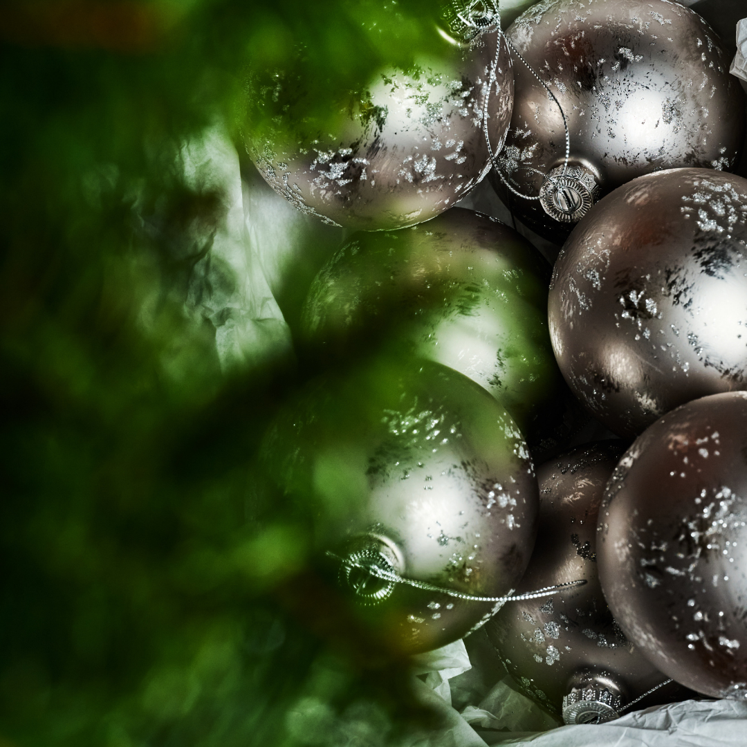 Boule de Noël Pailletée et Mate Grand Format