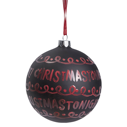 Boule de Noël Graphique Joyeux Noël