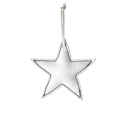 Suspension de Noël en Cuir en Forme d'Étoile