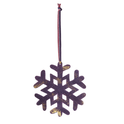 Suspension de Noël en Cuir Flocon