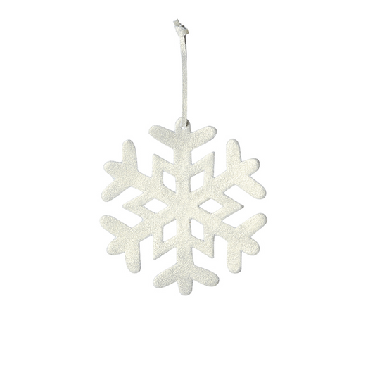 Suspension de Noël en Cuir Flocon