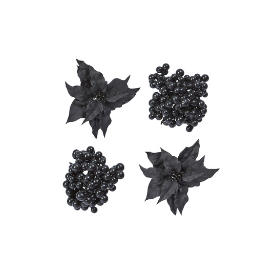 Clips Baies et Poinsettias