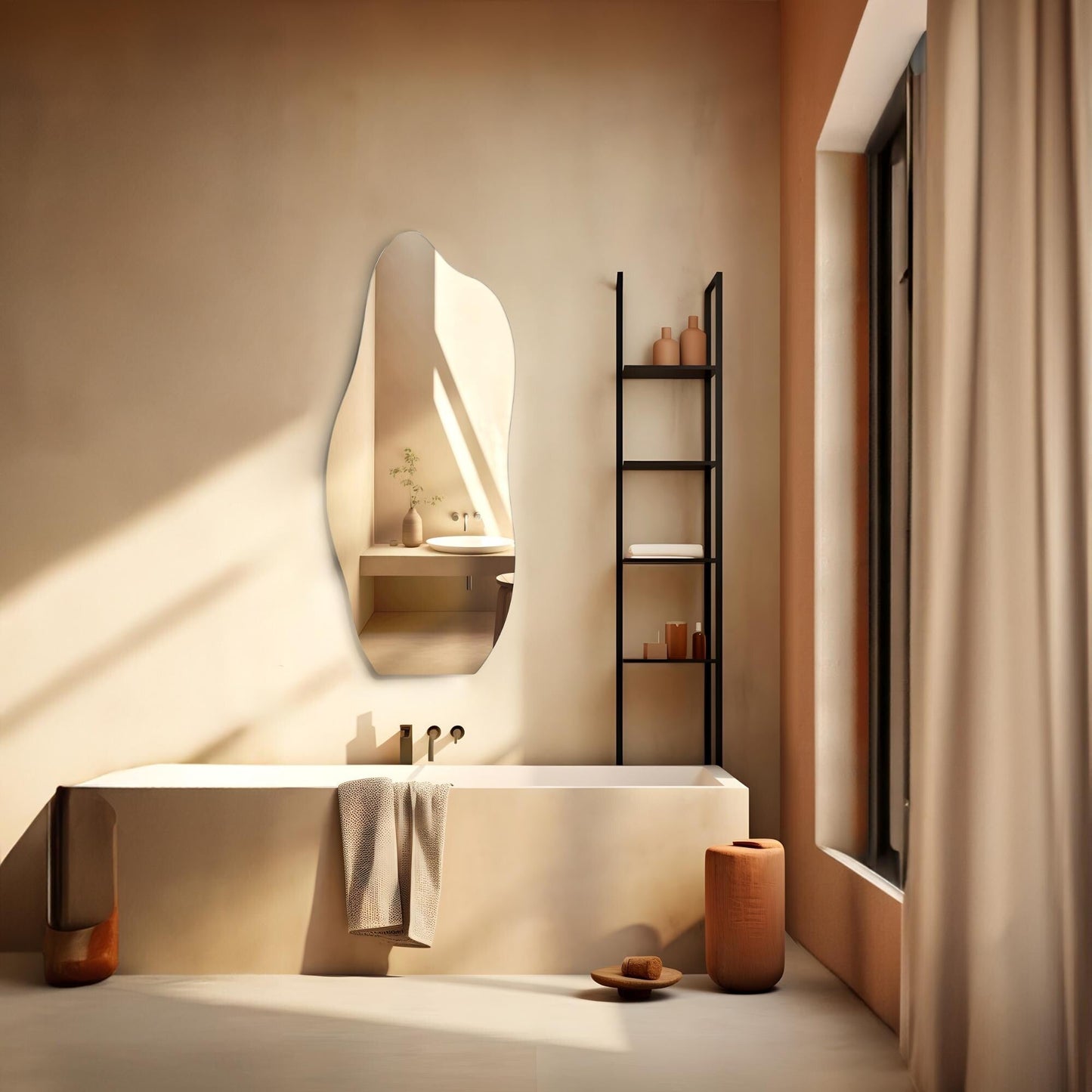 ALYA Asymmetrical Irregular Wall Mirror