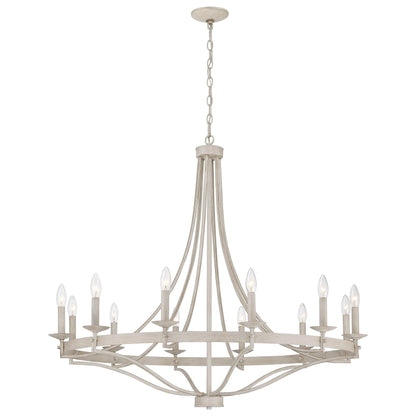 Fidenza 12-light Modern Farmhouse Empire Wagon Wheel Chandelier with UL - D40'' * H135''
