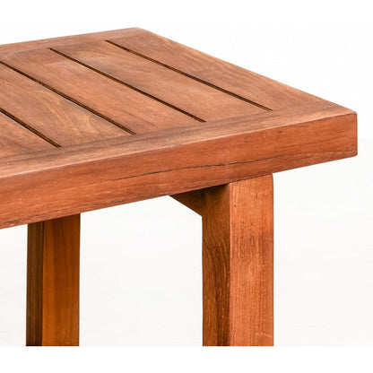 Aurora Home Indonesian Teak Shower Table/Bench
