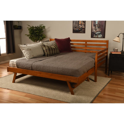Somette Boho Daybed with Additional Pop Up Bed (Mattresses Not Included)