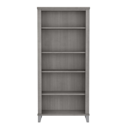 Bush Furniture Somerset Tall 5 Shelf Bookcase with Adjustable Shelves