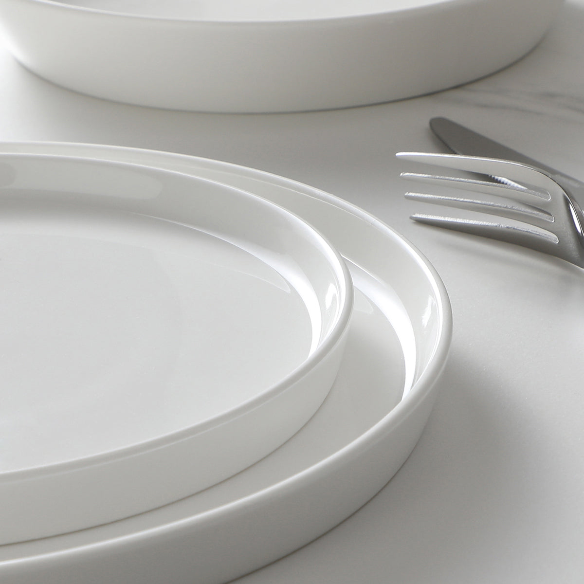 Service de 4 assiettes à dessert Louise