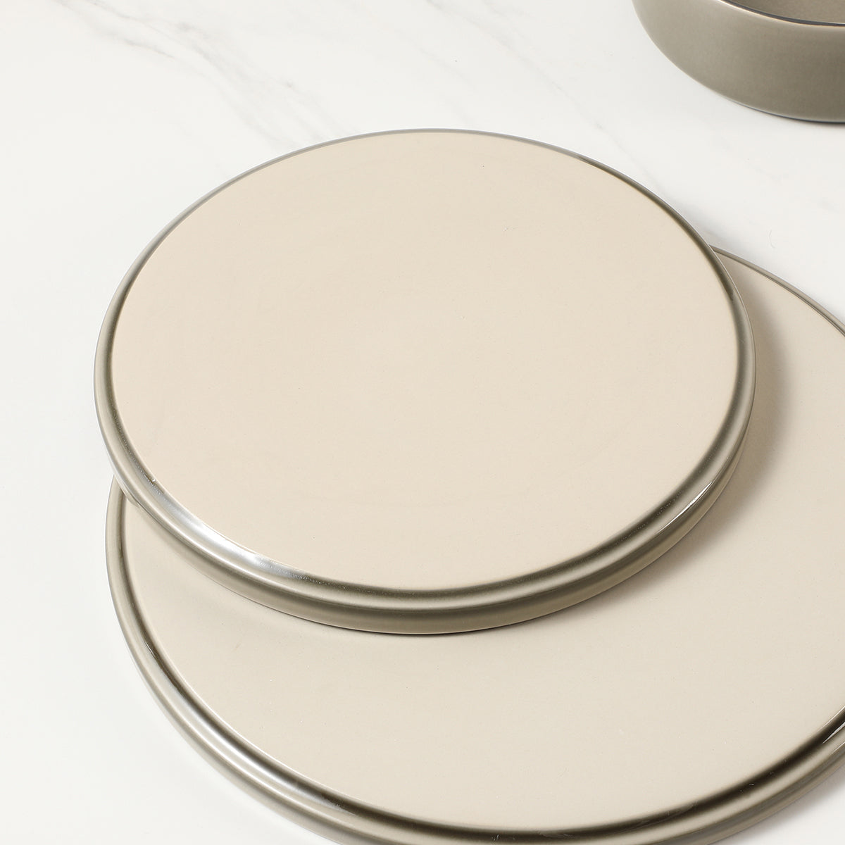 Service de 4 assiettes à dessert Greeny