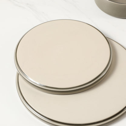 Service de 4 assiettes à dessert Greeny