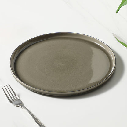 Service de 4 assiettes plates Greeny