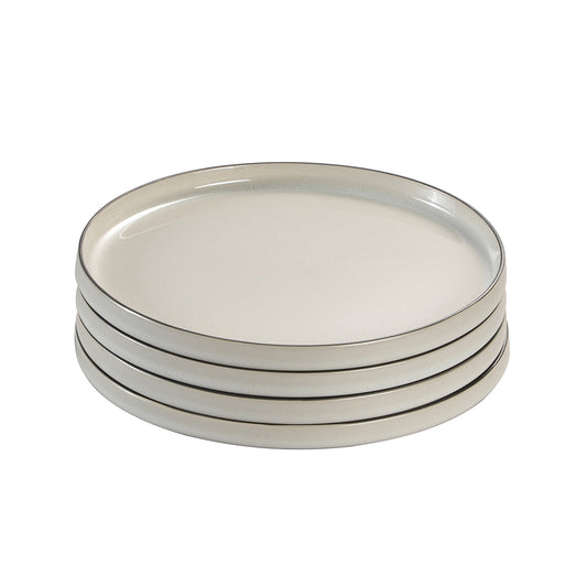 Service de 4 assiettes à dessert Creamy